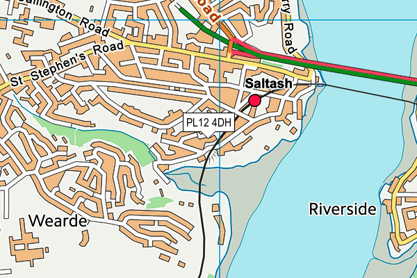 PL12 4DH map - OS VectorMap District (Ordnance Survey) PL12 4DH map - OS VectorMap District (Ordnance Survey)