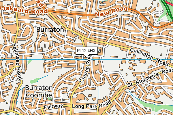 PL12 4HX map - OS VectorMap District (Ordnance Survey) PL12 4HX map - OS VectorMap District (Ordnance Survey)
