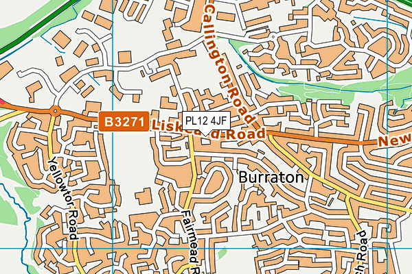 PL12 4JF map - OS VectorMap District (Ordnance Survey) PL12 4JF map - OS VectorMap District (Ordnance Survey)