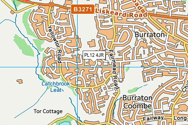 PL12 4JR map - OS VectorMap District (Ordnance Survey) PL12 4JR map - OS VectorMap District (Ordnance Survey)