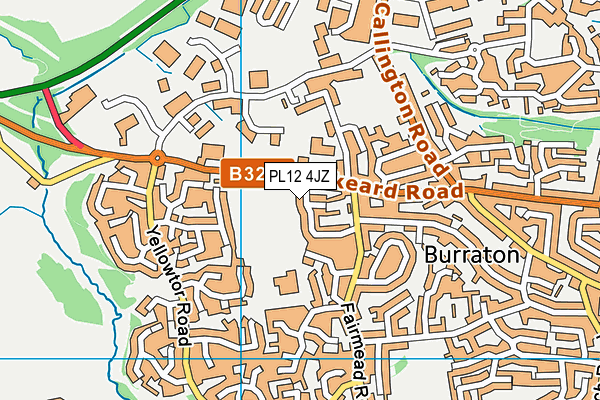 PL12 4JZ map - OS VectorMap District (Ordnance Survey) PL12 4JZ map - OS VectorMap District (Ordnance Survey)