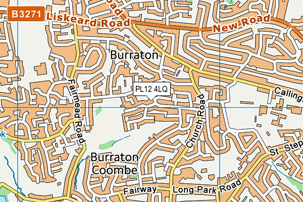 PL12 4LQ map - OS VectorMap District (Ordnance Survey) PL12 4LQ map - OS VectorMap District (Ordnance Survey)