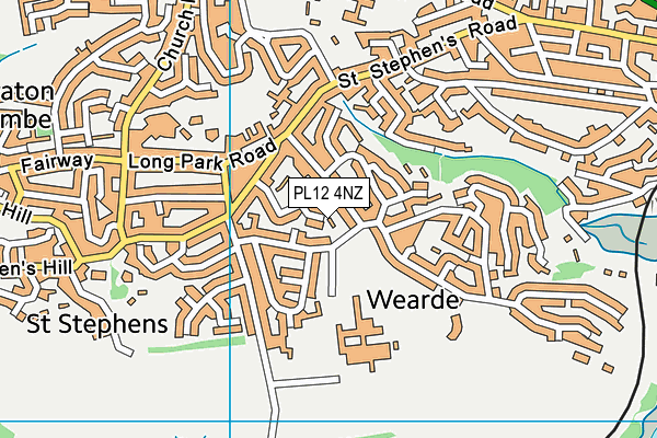 PL12 4NZ map - OS VectorMap District (Ordnance Survey) PL12 4NZ map - OS VectorMap District (Ordnance Survey)