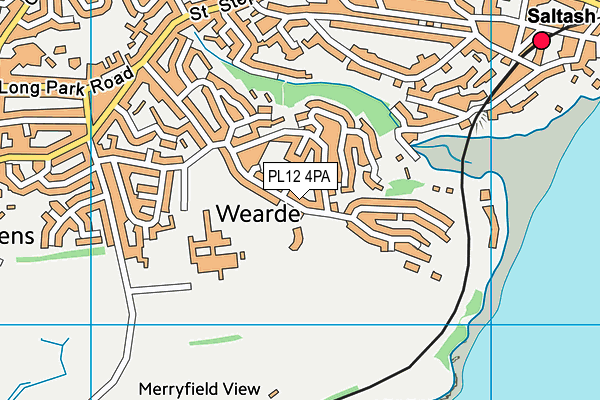 PL12 4PA map - OS VectorMap District (Ordnance Survey) PL12 4PA map - OS VectorMap District (Ordnance Survey)