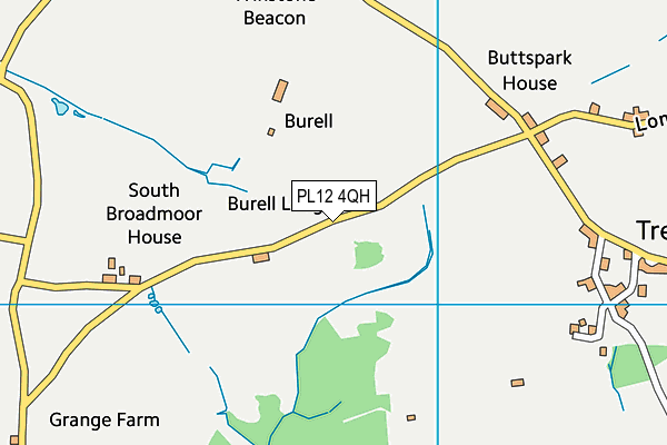 PL12 4QH map - OS VectorMap District (Ordnance Survey) PL12 4QH map - OS VectorMap District (Ordnance Survey)