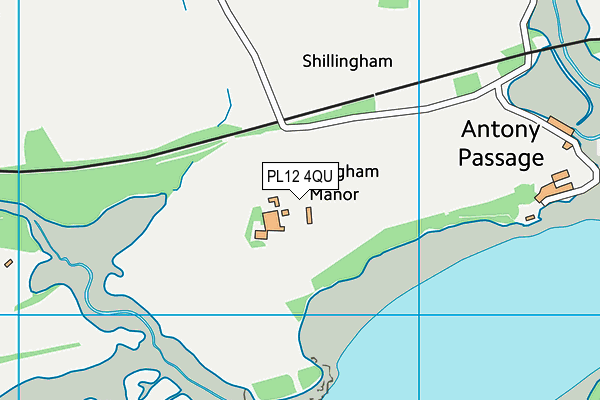 PL12 4QU map - OS VectorMap District (Ordnance Survey) PL12 4QU map - OS VectorMap District (Ordnance Survey)