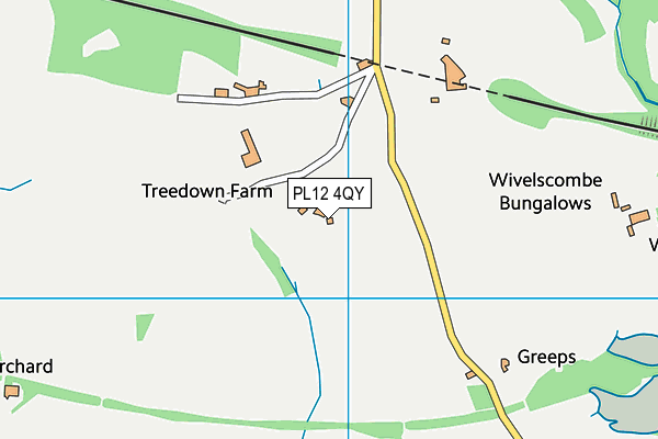PL12 4QY map - OS VectorMap District (Ordnance Survey) PL12 4QY map - OS VectorMap District (Ordnance Survey)
