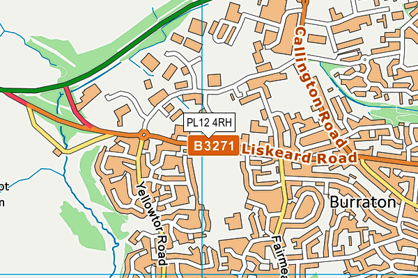 PL12 4RH map - OS VectorMap District (Ordnance Survey) PL12 4RH map - OS VectorMap District (Ordnance Survey)