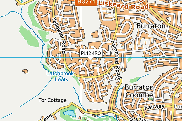 PL12 4RQ map - OS VectorMap District (Ordnance Survey) PL12 4RQ map - OS VectorMap District (Ordnance Survey)