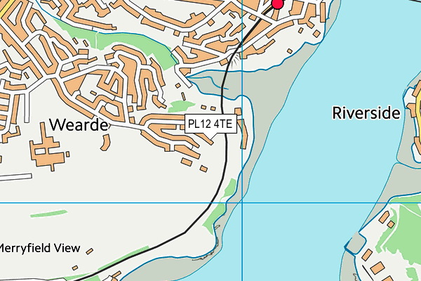 PL12 4TE map - OS VectorMap District (Ordnance Survey) PL12 4TE map - OS VectorMap District (Ordnance Survey)
