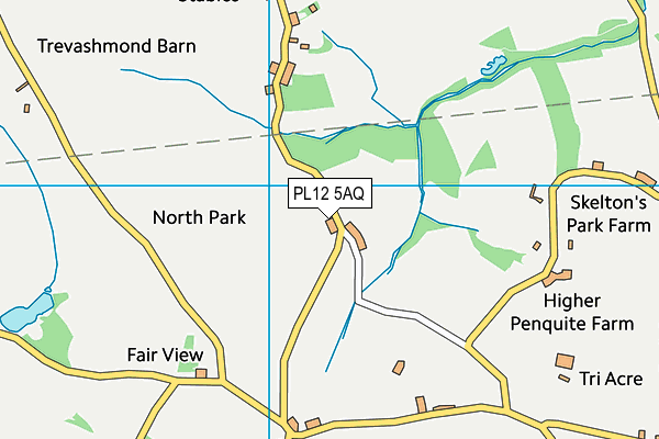PL12 5AQ map - OS VectorMap District (Ordnance Survey) PL12 5AQ map - OS VectorMap District (Ordnance Survey)