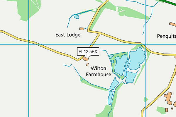 PL12 5BX map - OS VectorMap District (Ordnance Survey) PL12 5BX map - OS VectorMap District (Ordnance Survey)