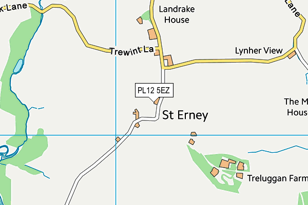 PL12 5EZ map - OS VectorMap District (Ordnance Survey) PL12 5EZ map - OS VectorMap District (Ordnance Survey)
