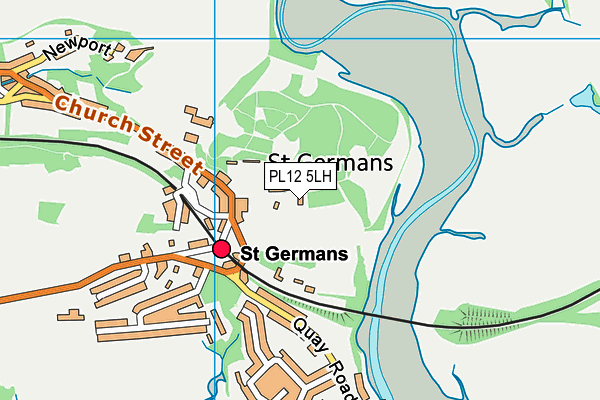 PL12 5LH map - OS VectorMap District (Ordnance Survey) PL12 5LH map - OS VectorMap District (Ordnance Survey)