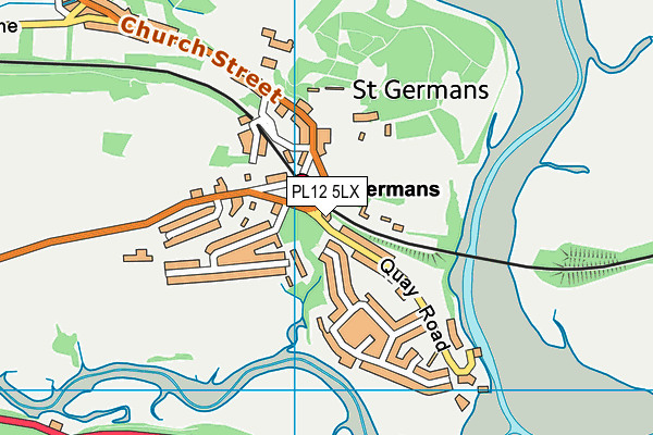PL12 5LX map - OS VectorMap District (Ordnance Survey) PL12 5LX map - OS VectorMap District (Ordnance Survey)