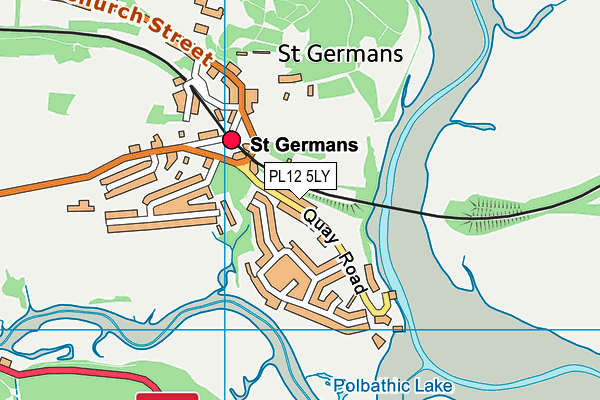 PL12 5LY map - OS VectorMap District (Ordnance Survey) PL12 5LY map - OS VectorMap District (Ordnance Survey)