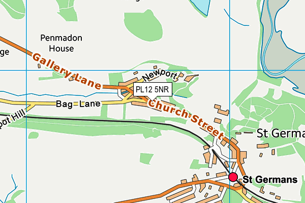 PL12 5NR map - OS VectorMap District (Ordnance Survey) PL12 5NR map - OS VectorMap District (Ordnance Survey)