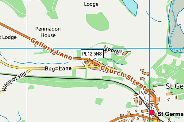 PL12 5NS map - OS VectorMap District (Ordnance Survey) PL12 5NS map - OS VectorMap District (Ordnance Survey)