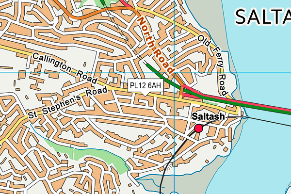 PL12 6AH map - OS VectorMap District (Ordnance Survey) PL12 6AH map - OS VectorMap District (Ordnance Survey)