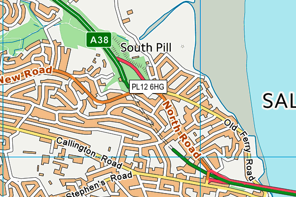 PL12 6HG map - OS VectorMap District (Ordnance Survey) PL12 6HG map - OS VectorMap District (Ordnance Survey)