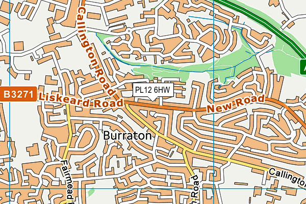 PL12 6HW map - OS VectorMap District (Ordnance Survey) PL12 6HW map - OS VectorMap District (Ordnance Survey)