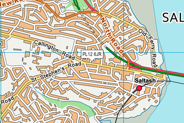 PL12 6JR map - OS VectorMap District (Ordnance Survey) PL12 6JR map - OS VectorMap District (Ordnance Survey)