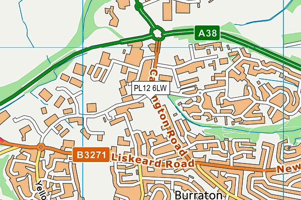 PL12 6LW map - OS VectorMap District (Ordnance Survey) PL12 6LW map - OS VectorMap District (Ordnance Survey)