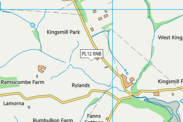 PL12 6NB map - OS VectorMap District (Ordnance Survey) PL12 6NB map - OS VectorMap District (Ordnance Survey)
