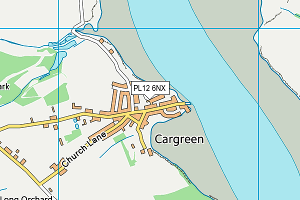 PL12 6NX map - OS VectorMap District (Ordnance Survey) PL12 6NX map - OS VectorMap District (Ordnance Survey)