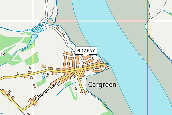 PL12 6NY map - OS VectorMap District (Ordnance Survey) PL12 6NY map - OS VectorMap District (Ordnance Survey)