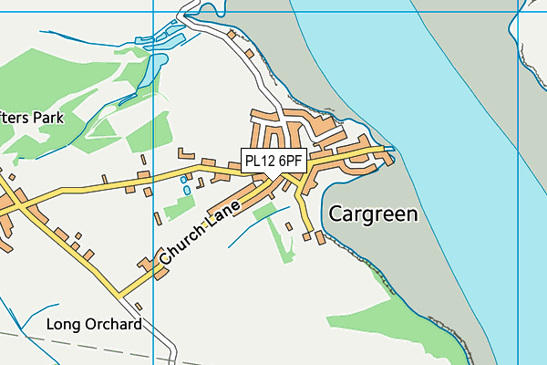 PL12 6PF map - OS VectorMap District (Ordnance Survey) PL12 6PF map - OS VectorMap District (Ordnance Survey)