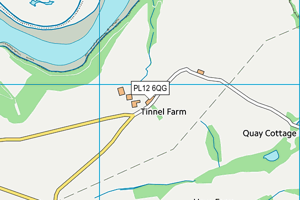 PL12 6QG map - OS VectorMap District (Ordnance Survey) PL12 6QG map - OS VectorMap District (Ordnance Survey)