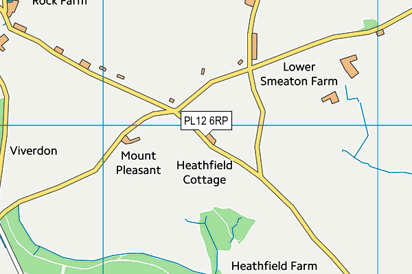 PL12 6RP map - OS VectorMap District (Ordnance Survey) PL12 6RP map - OS VectorMap District (Ordnance Survey)