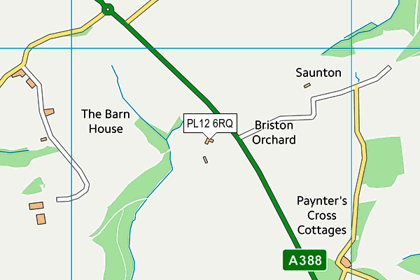 PL12 6RQ map - OS VectorMap District (Ordnance Survey) PL12 6RQ map - OS VectorMap District (Ordnance Survey)