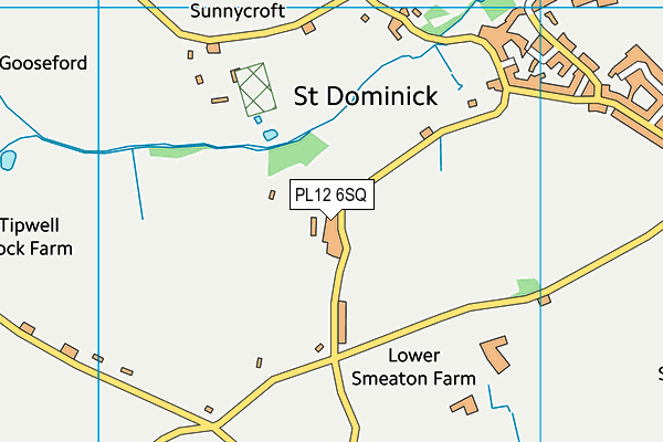 PL12 6SQ map - OS VectorMap District (Ordnance Survey) PL12 6SQ map - OS VectorMap District (Ordnance Survey)