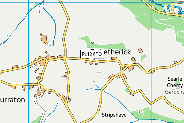 PL12 6TQ map - OS VectorMap District (Ordnance Survey) PL12 6TQ map - OS VectorMap District (Ordnance Survey)