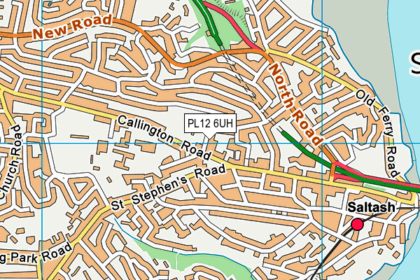 PL12 6UH map - OS VectorMap District (Ordnance Survey) PL12 6UH map - OS VectorMap District (Ordnance Survey)