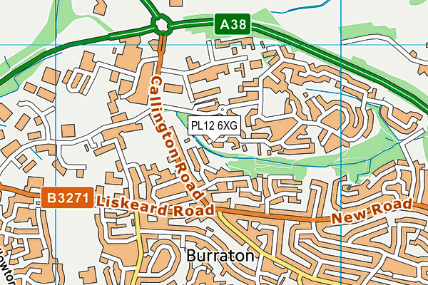 PL12 6XG map - OS VectorMap District (Ordnance Survey) PL12 6XG map - OS VectorMap District (Ordnance Survey)