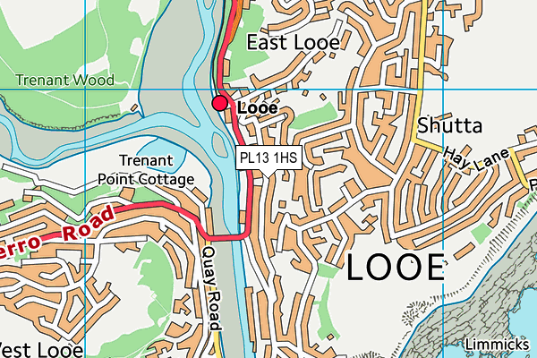 PL13 1HS map - OS VectorMap District (Ordnance Survey) PL13 1HS map - OS VectorMap District (Ordnance Survey)