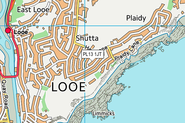 PL13 1JT map - OS VectorMap District (Ordnance Survey) PL13 1JT map - OS VectorMap District (Ordnance Survey)