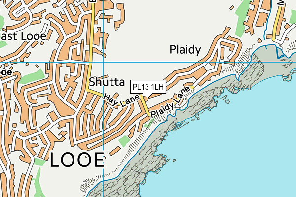 PL13 1LH map - OS VectorMap District (Ordnance Survey) PL13 1LH map - OS VectorMap District (Ordnance Survey)