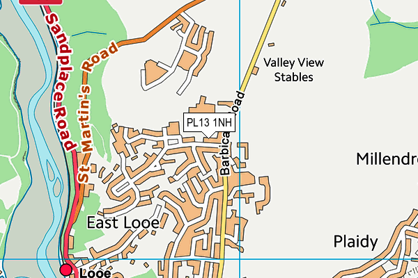 PL13 1NH map - OS VectorMap District (Ordnance Survey) PL13 1NH map - OS VectorMap District (Ordnance Survey)
