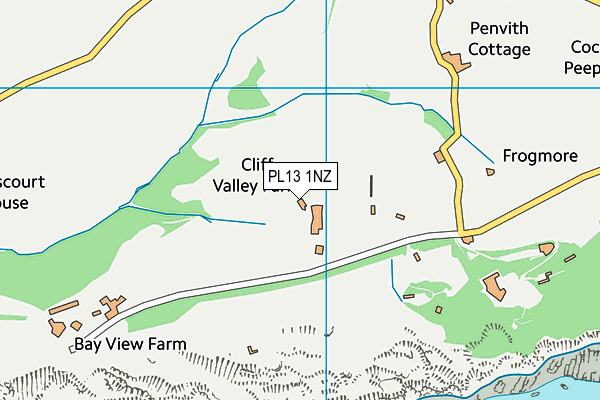 PL13 1NZ map - OS VectorMap District (Ordnance Survey) PL13 1NZ map - OS VectorMap District (Ordnance Survey)