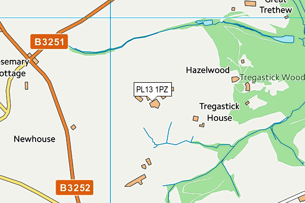 PL13 1PZ map - OS VectorMap District (Ordnance Survey) PL13 1PZ map - OS VectorMap District (Ordnance Survey)