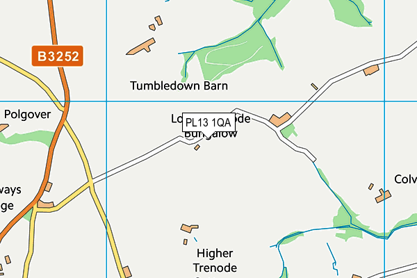 PL13 1QA map - OS VectorMap District (Ordnance Survey) PL13 1QA map - OS VectorMap District (Ordnance Survey)