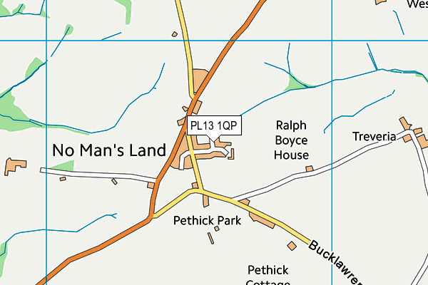 PL13 1QP map - OS VectorMap District (Ordnance Survey) PL13 1QP map - OS VectorMap District (Ordnance Survey)
