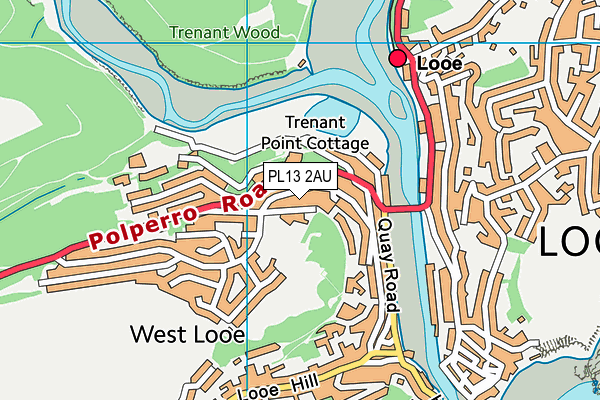PL13 2AU map - OS VectorMap District (Ordnance Survey) PL13 2AU map - OS VectorMap District (Ordnance Survey)