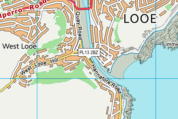 PL13 2BZ map - OS VectorMap District (Ordnance Survey) PL13 2BZ map - OS VectorMap District (Ordnance Survey)
