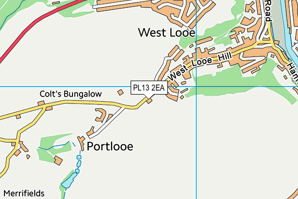 PL13 2EA map - OS VectorMap District (Ordnance Survey) PL13 2EA map - OS VectorMap District (Ordnance Survey)