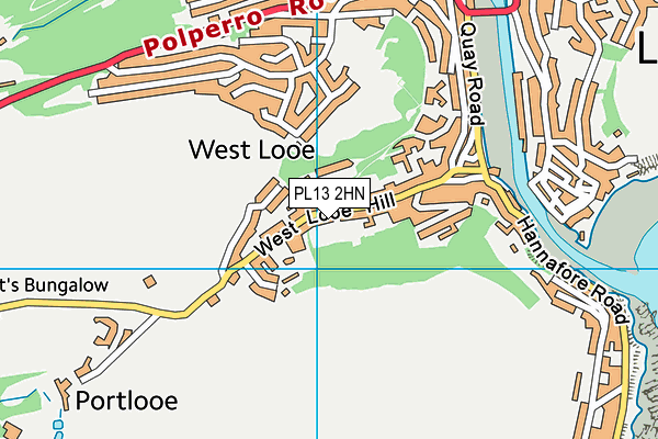 PL13 2HN map - OS VectorMap District (Ordnance Survey) PL13 2HN map - OS VectorMap District (Ordnance Survey)